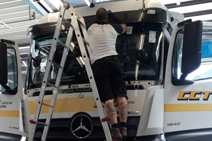 Lkw scheibe austauschen
